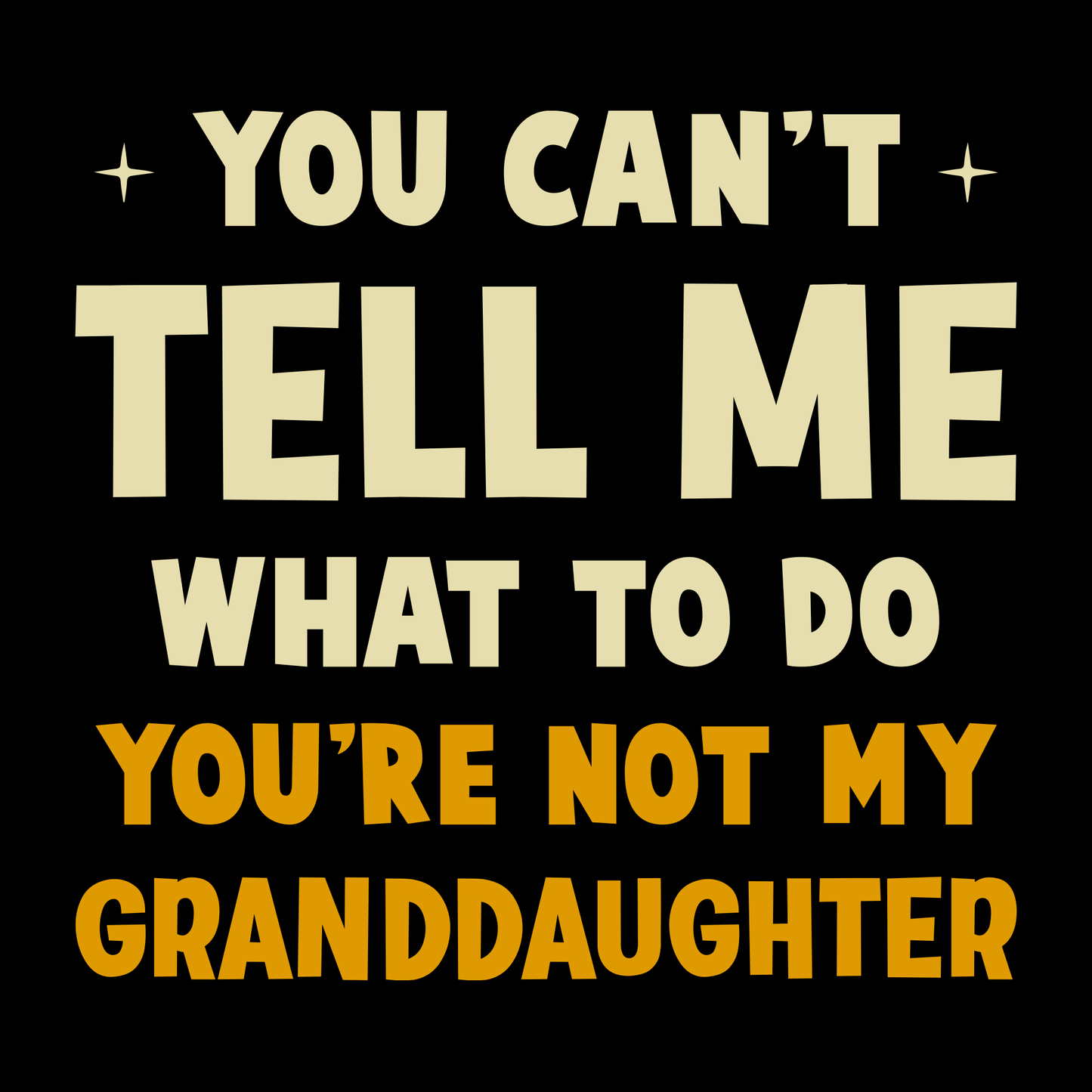 Not My Granddaughter T Shirt by Lion Legion 