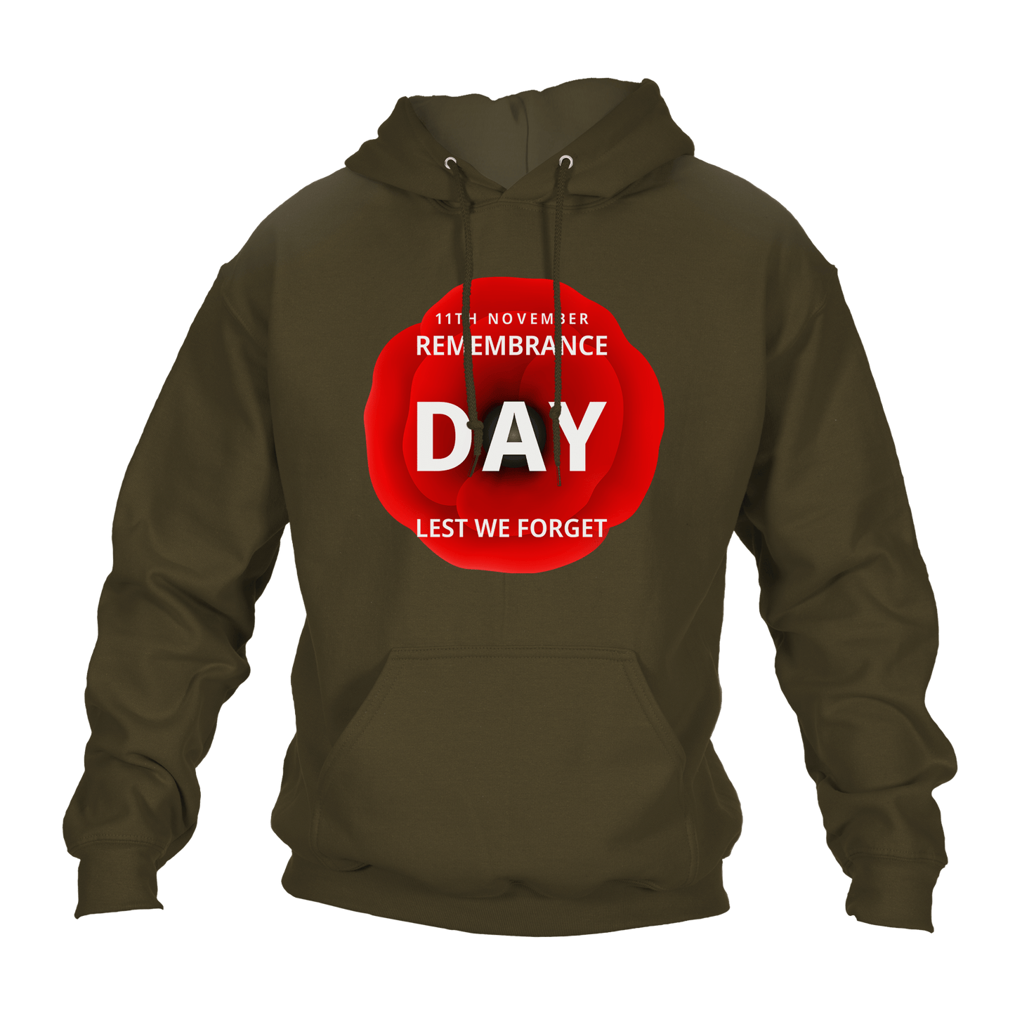 11th November Remembrance Day Hoodie by Lion Legion 