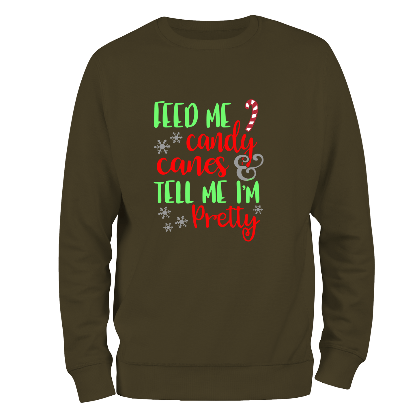 Feed Me Funny Christmas Jumper by Lion Legion 
