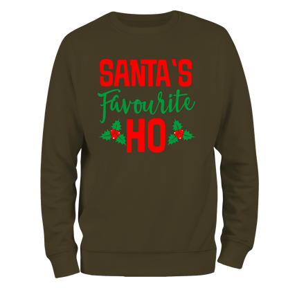 Santa's Ho Funny Christmas Jumper by Lion Legion 