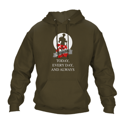 Always WW1 Remembrance Day Hoodie by Lion Legion 