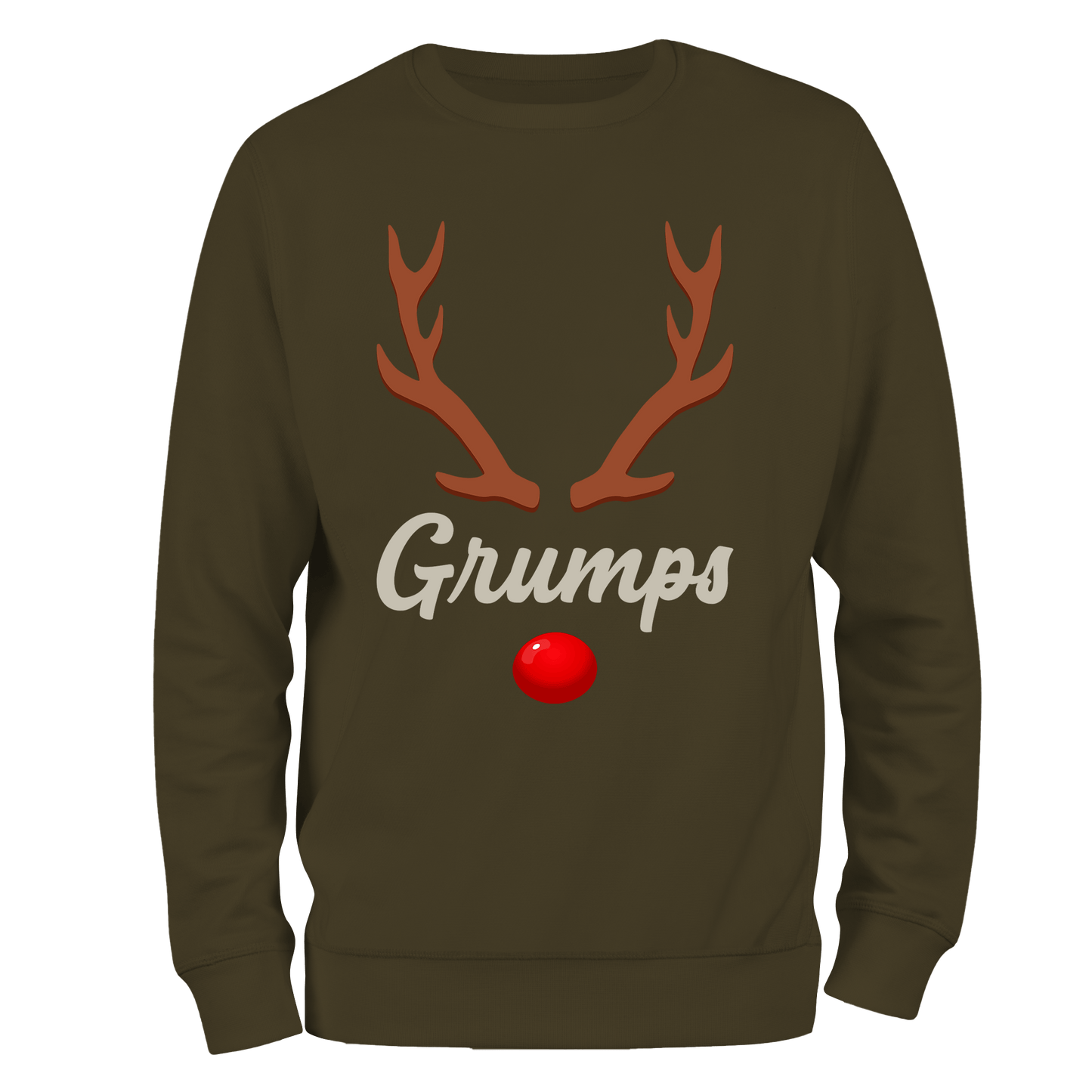 Rudolph Grumps Christmas Jumper by Lion Legion 