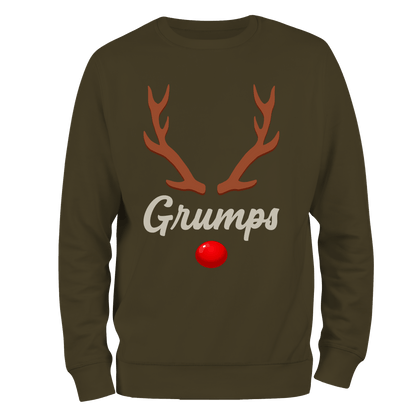 Rudolph Grumps Christmas Jumper by Lion Legion 