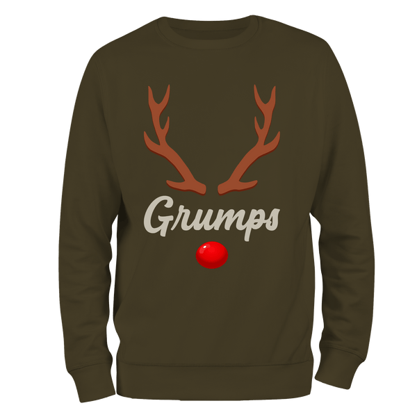 Rudolph Grumps Christmas Jumper by Lion Legion 