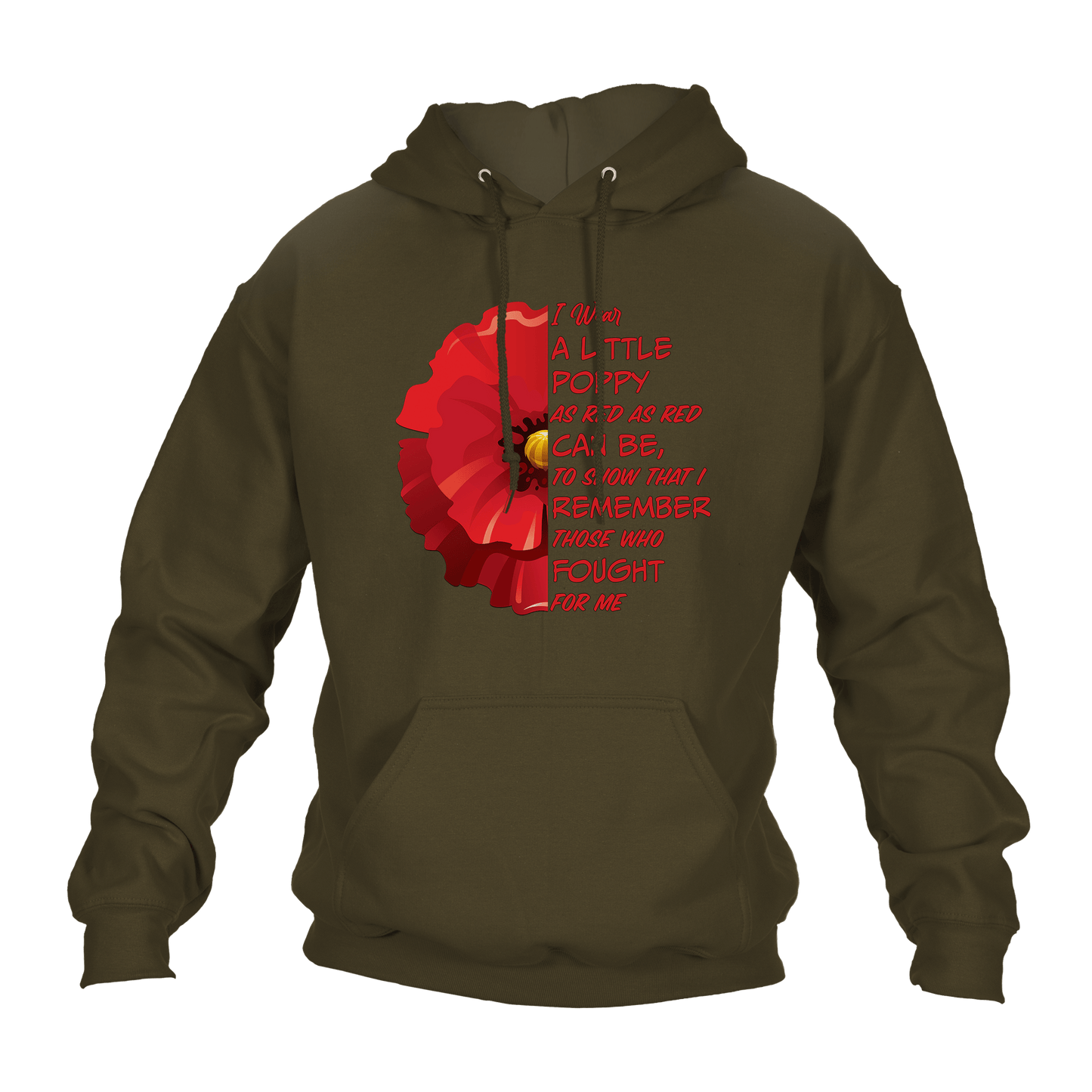 Little Poppy Remembrance Hoodie by Lion Legion 