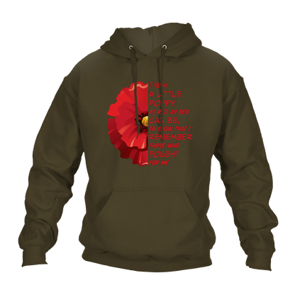 Little Poppy Remembrance Hoodie by Lion Legion 