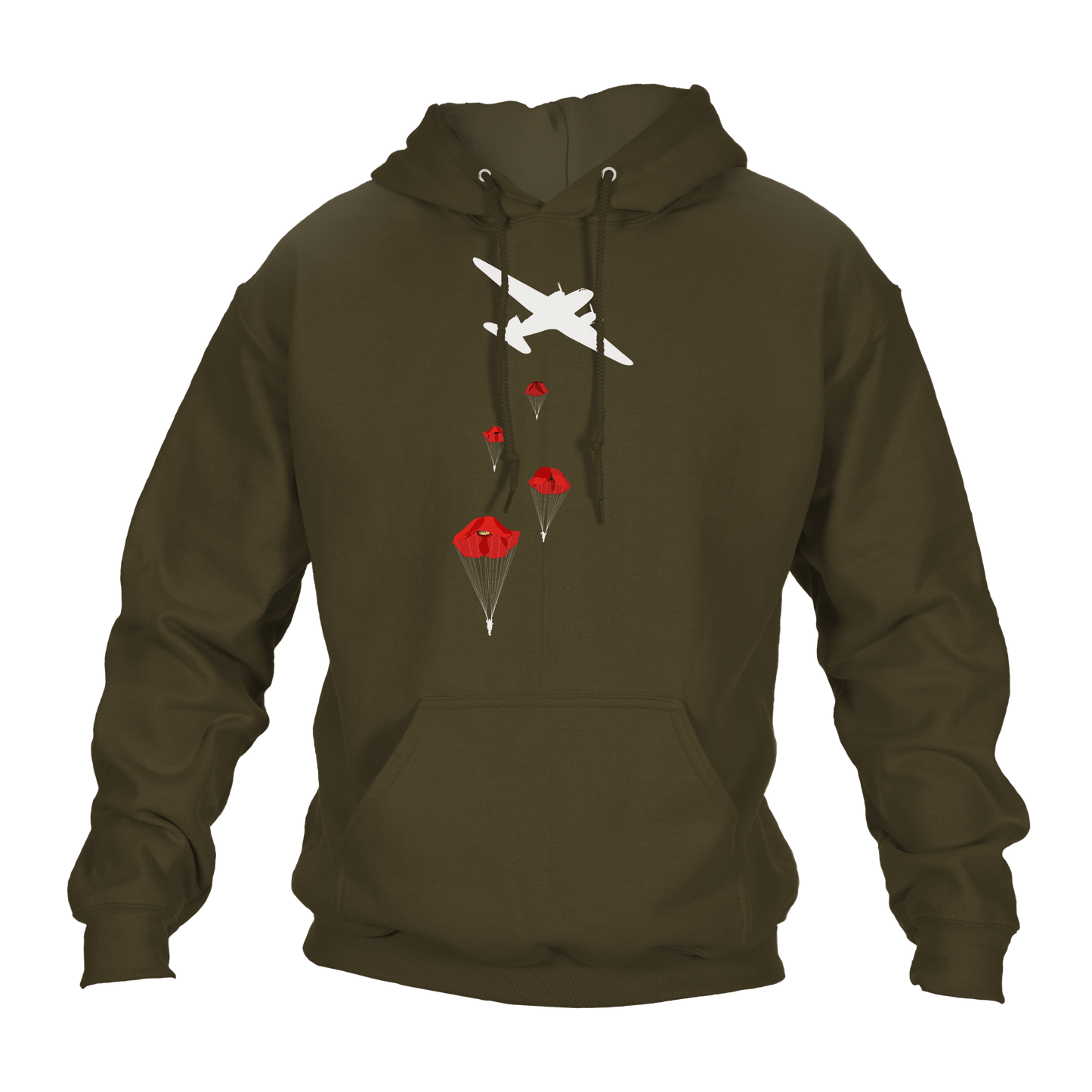 Poppy Drop Remembrance Hoodie by Lion Legion 