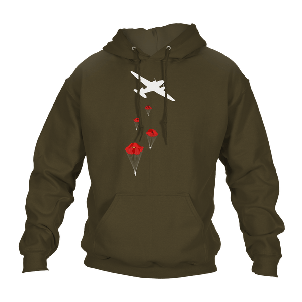 Poppy Drop Remembrance Hoodie by Lion Legion 