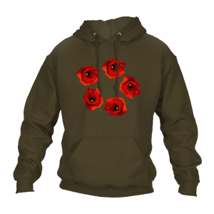 Poppy Circle Remembrance Day Hoodie