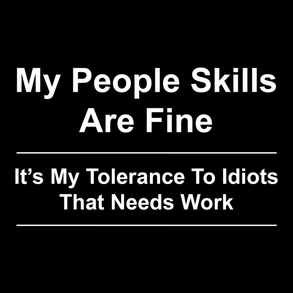 People Skills T Shirt by Lion Legion 