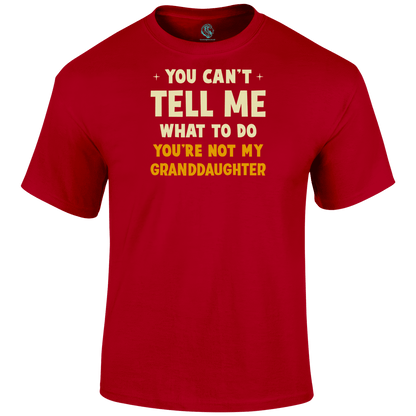 Not My Granddaughter T Shirt by Lion Legion 
