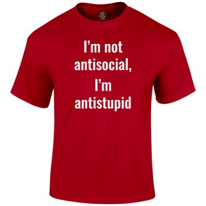 Not Antisocial T Shirt