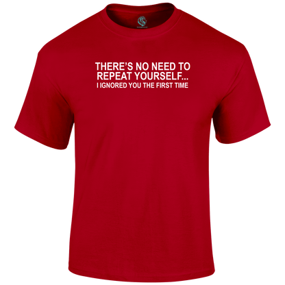 No Need T Shirt by Lion Legion 