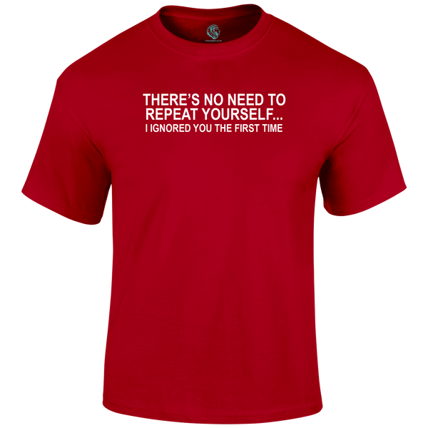 No Need T Shirt by Lion Legion 