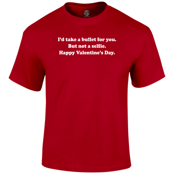 No Selfie Valentine's Day T Shirt