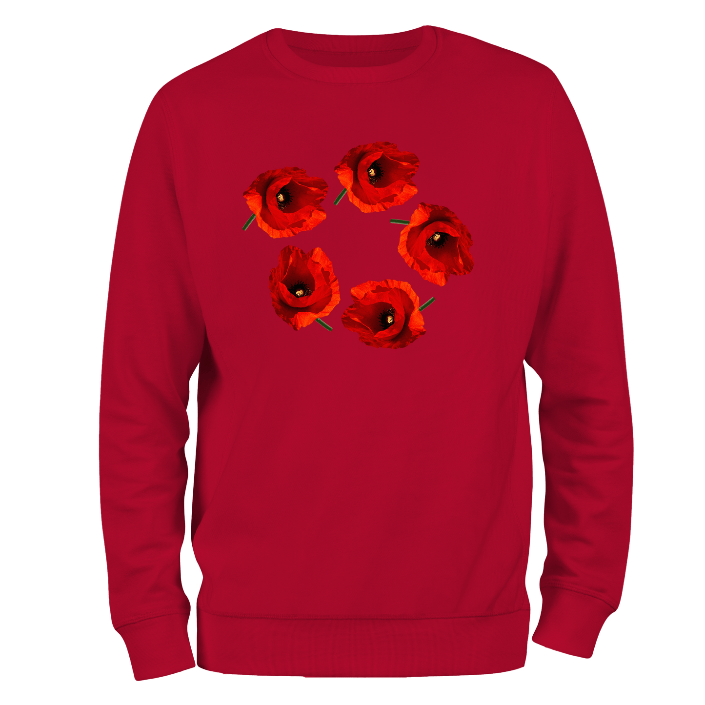 Poppy Circle Remembrance Day Sweatshirt by Lion Legion 