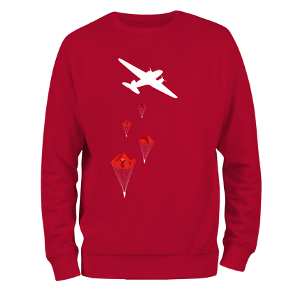 Poppy Drop Remembrance Sweatshirt by Lion Legion 