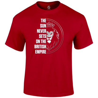 Sun Never Sets Patriotic T Shirt by Lion Legion 