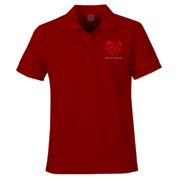With Love Remembrance Polo Shirt by Lion Legion 