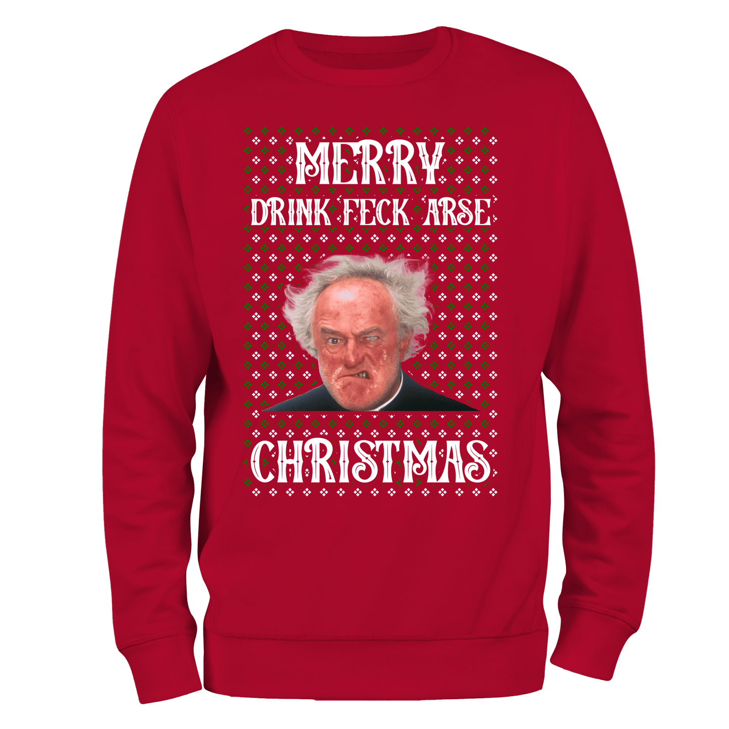 Father Jack Christmas Jumper by Lion Legion 