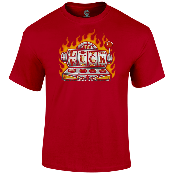 Lucky Funny T Shirt by Lion Legion 