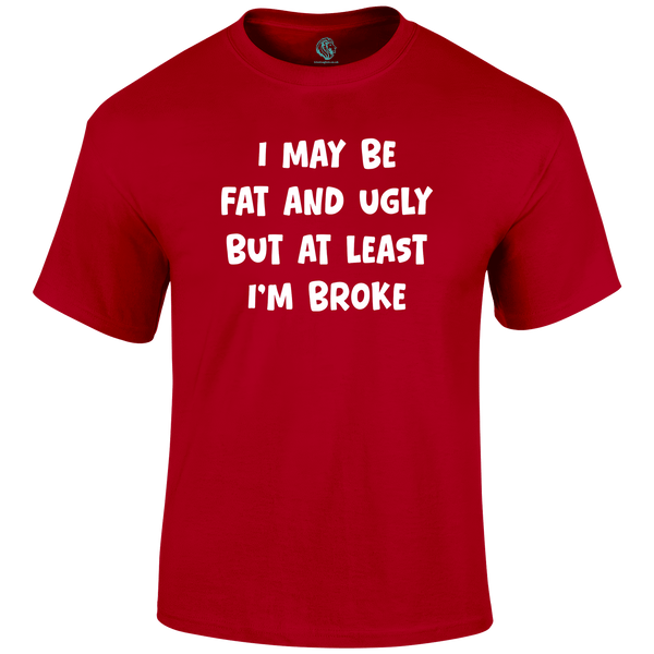 I'm Broke Funny T Shirt by Lion Legion 