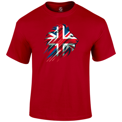 British Lion Patriotic T Shirt by Lion Legion 