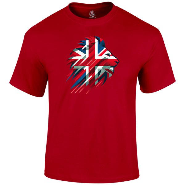 British Lion Patriotic T Shirt by Lion Legion 