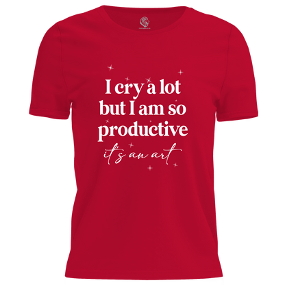 I Cry A Lot Ladies T Shirt by Lion Legion 
