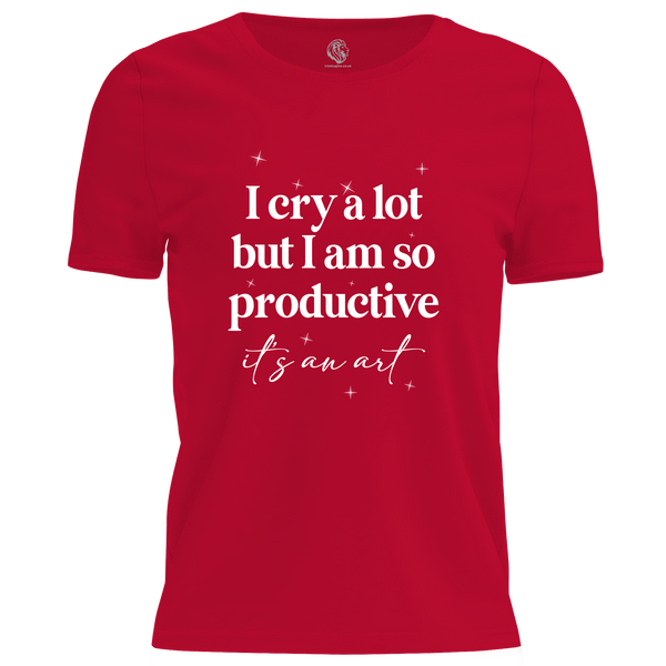 I Cry A Lot Ladies T Shirt by Lion Legion 