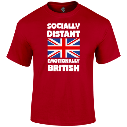 Emotionally British Patriotic T Shirt by Lion Legion 