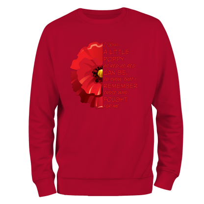 Little Poppy Remembrance Sweatshirt by Lion Legion 