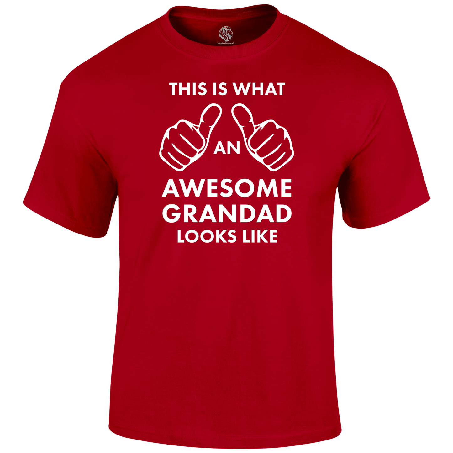 Awesome Grandad T Shirt by Lion Legion 