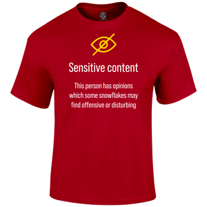 Funny T Shirt Sensitive Content