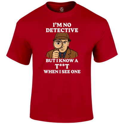 Detective Funny T Shirt by Lion Legion 