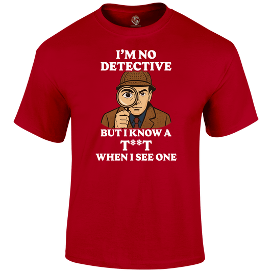 Detective Funny T Shirt by Lion Legion 
