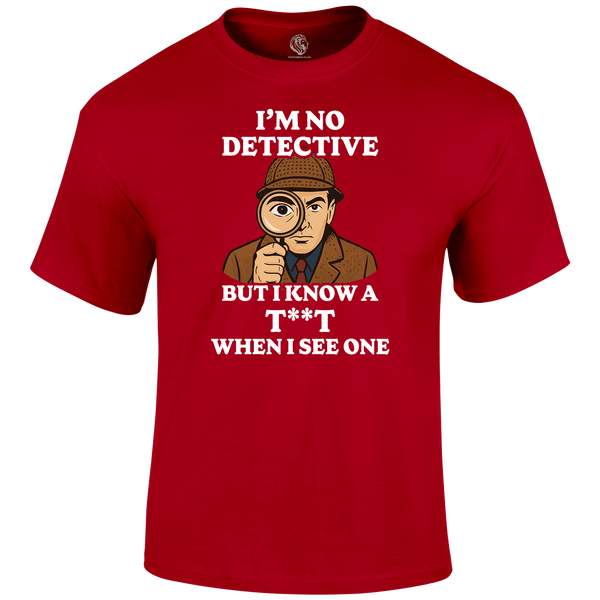 Detective Funny T Shirt by Lion Legion 