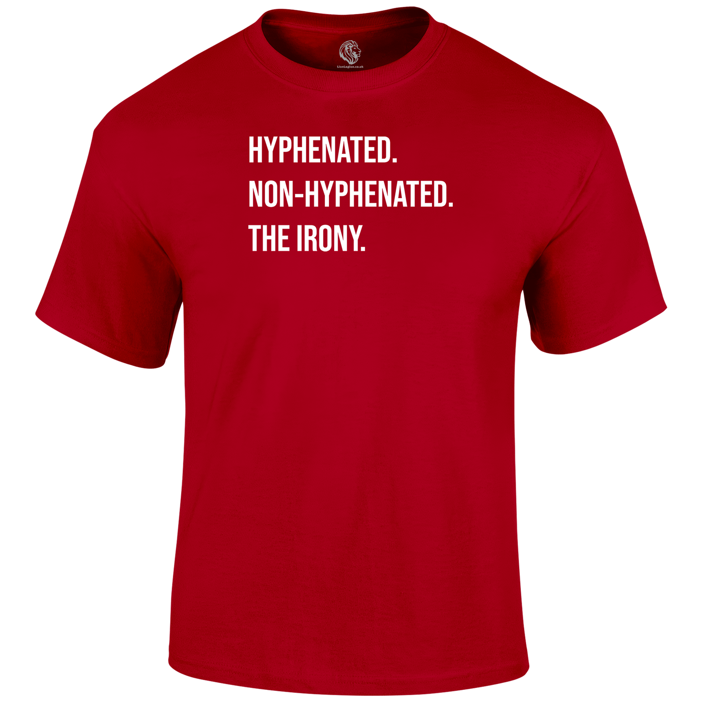 Hyphenated T Shirt by Lion Legion 