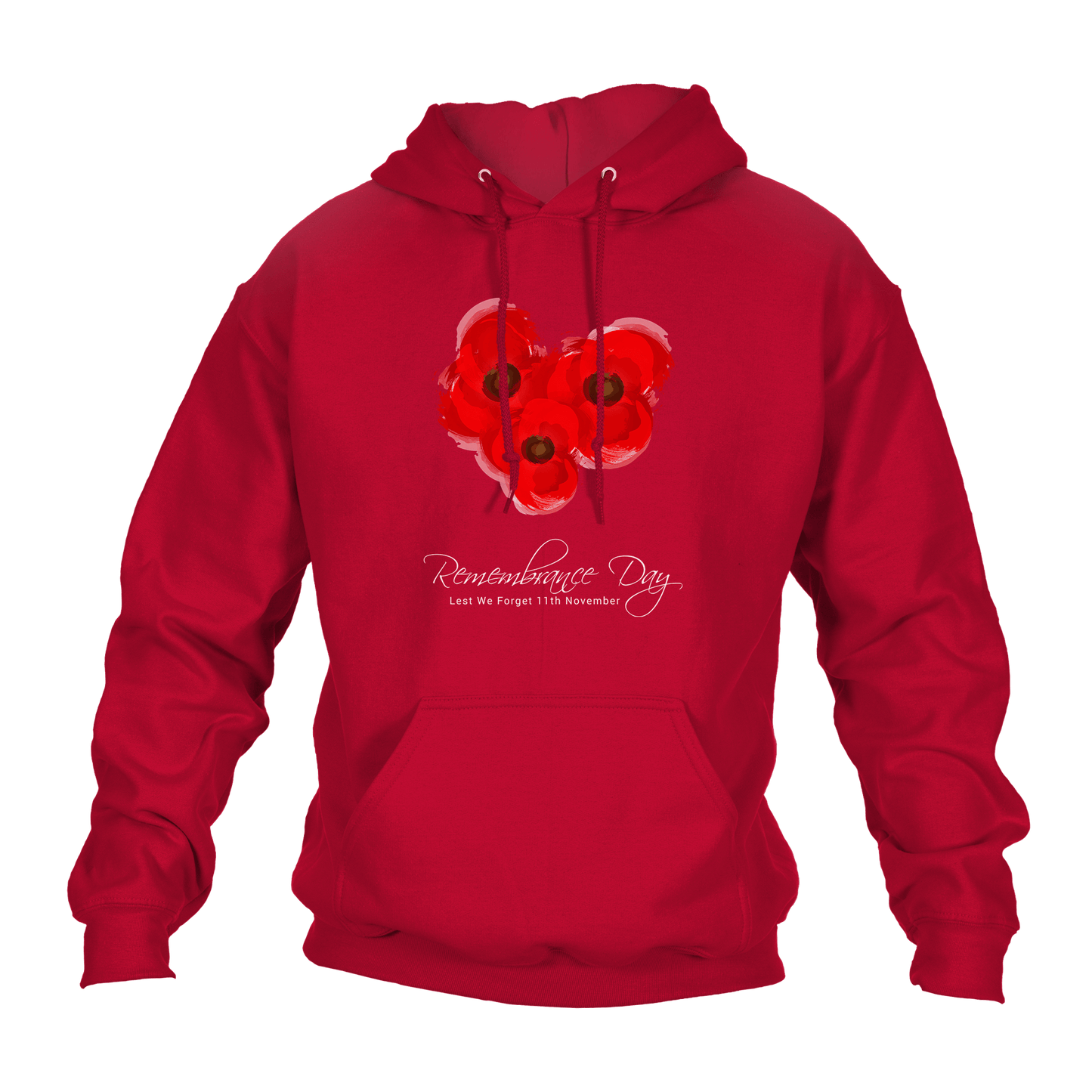 Poppy Trio Remembrance Day Hoodie by Lion Legion 