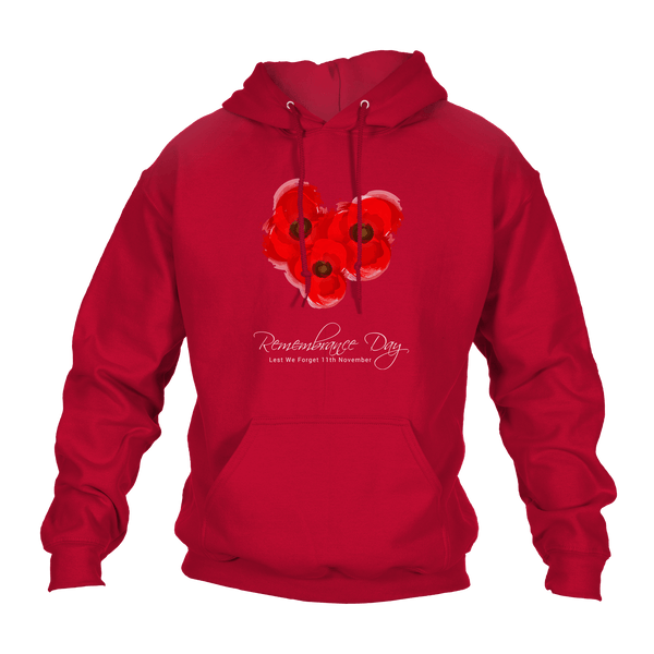 Poppy Trio Remembrance Day Hoodie by Lion Legion 