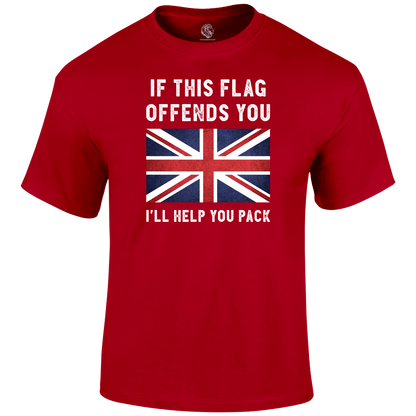 If Offended Patriotic T Shirt by Lion Legion 