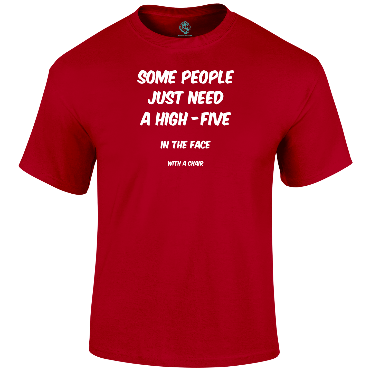 High Five Funny T Shirt by Lion Legion 