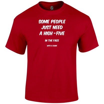 High Five Funny T Shirt by Lion Legion 