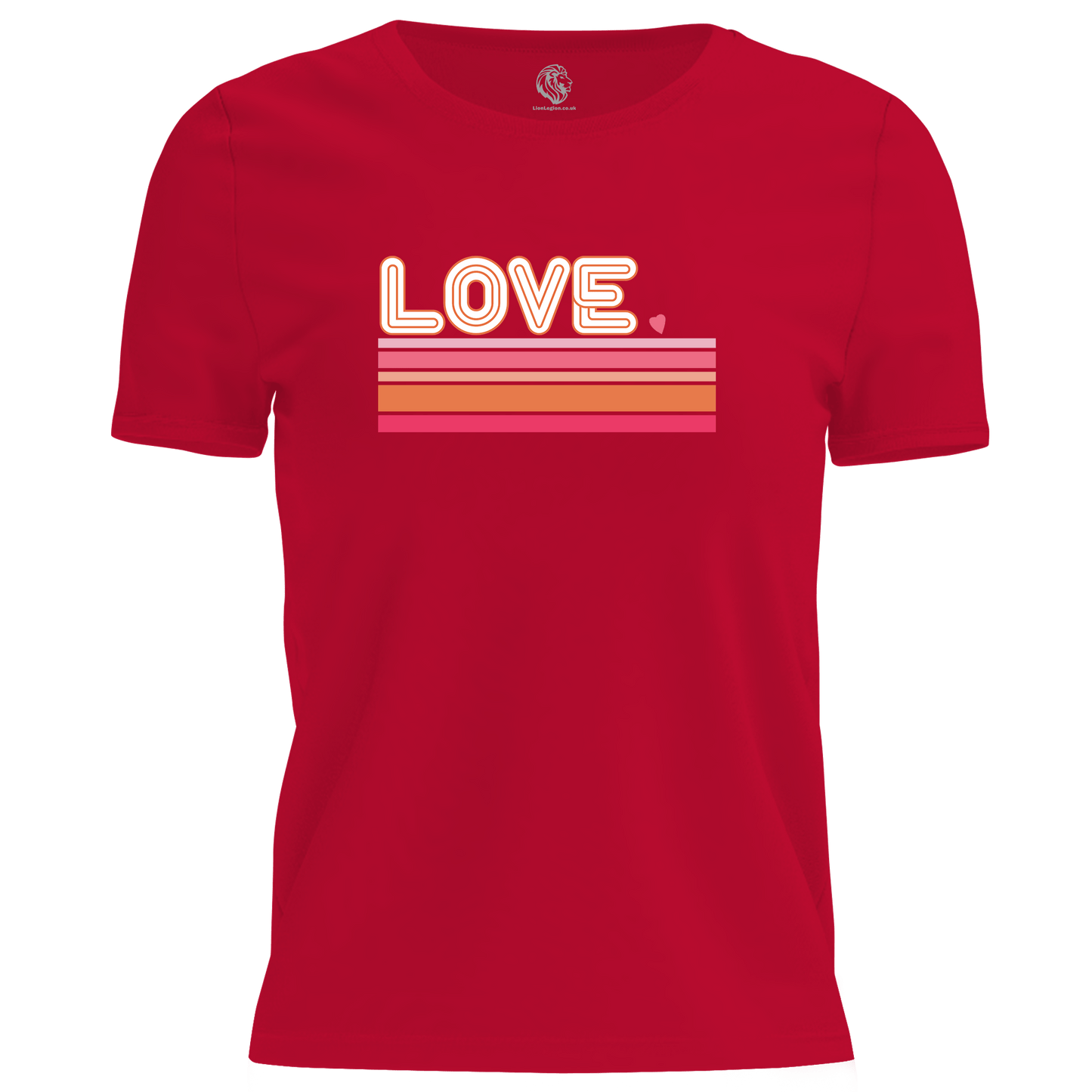 Love Retro T Shirt by Lion Legion 