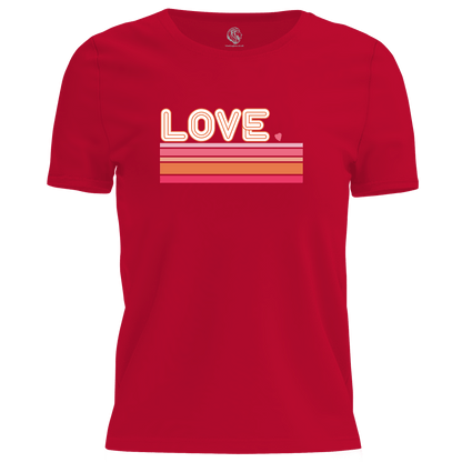 Love Retro T Shirt by Lion Legion 