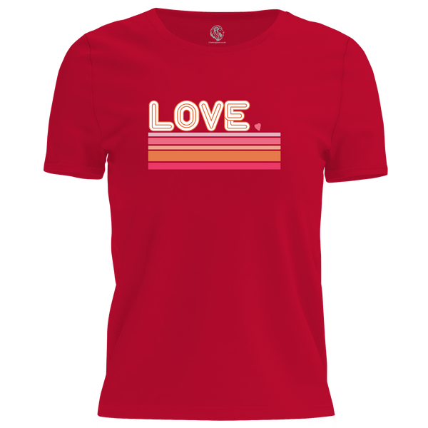 Love Retro T Shirt by Lion Legion 