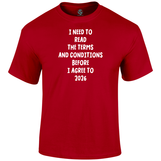 2026 terms Funny T Shirt by Lion Legion 