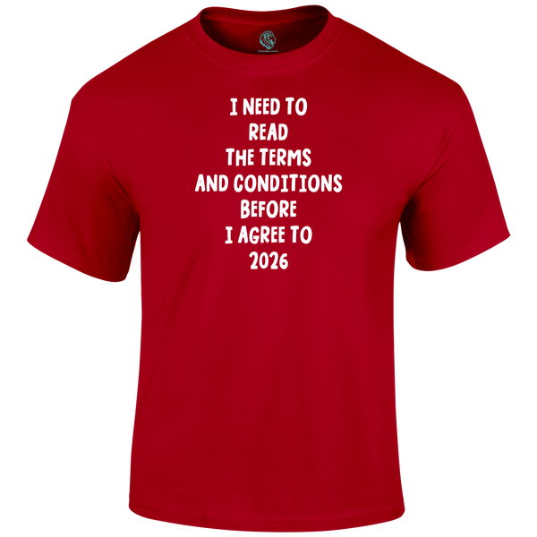 2026 terms Funny T Shirt by Lion Legion 