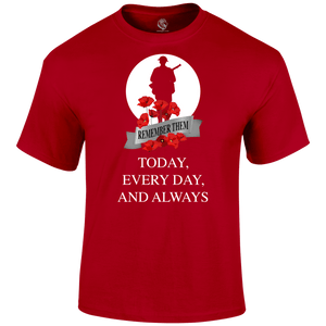 Always WW2 Remembrance Day T Shirt