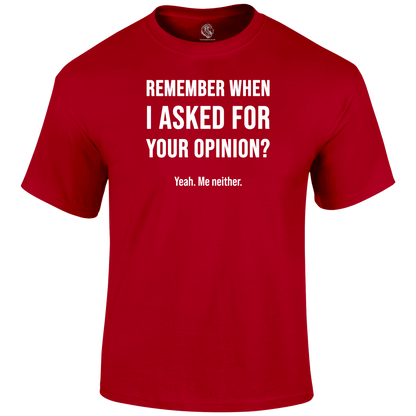 Remember When Funny T Shirt by Lion Legion 